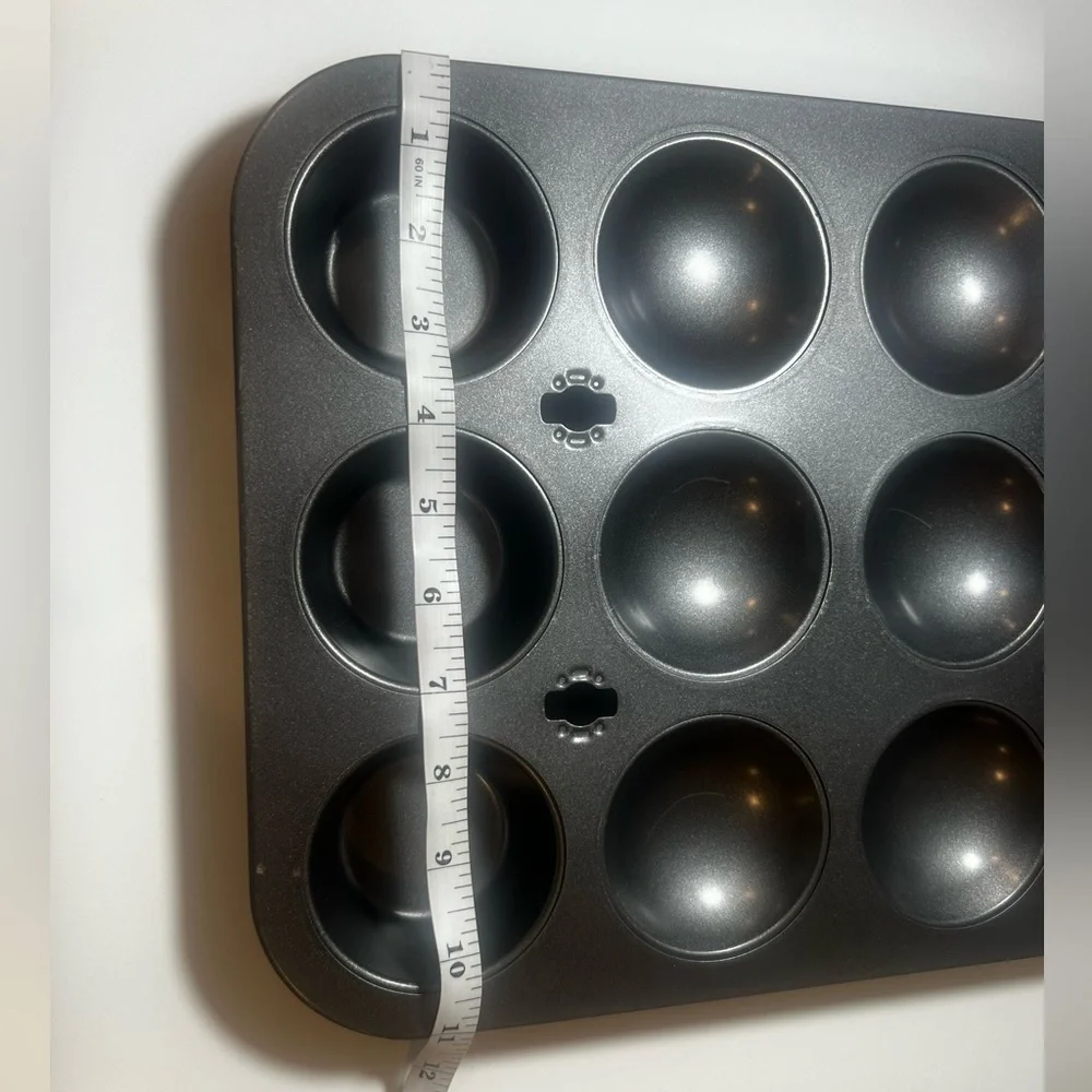 Non-Stick gray Muffin-cookies  Pan/10.5x14in